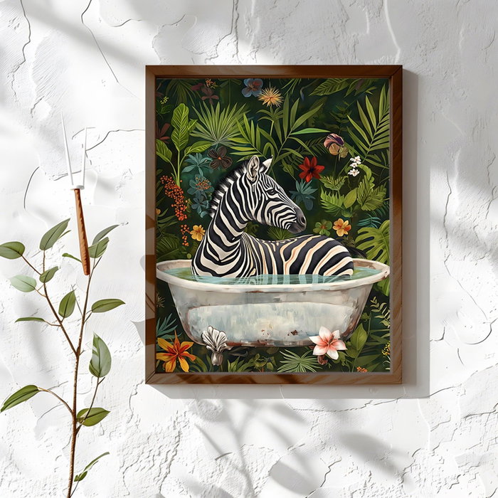 Wallity Pintura Decorativa AI180 Multicolor con Marco